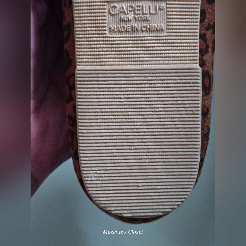 Capelli New York Leopard Flats size 1 New Without Tags - Picture 7 of 8